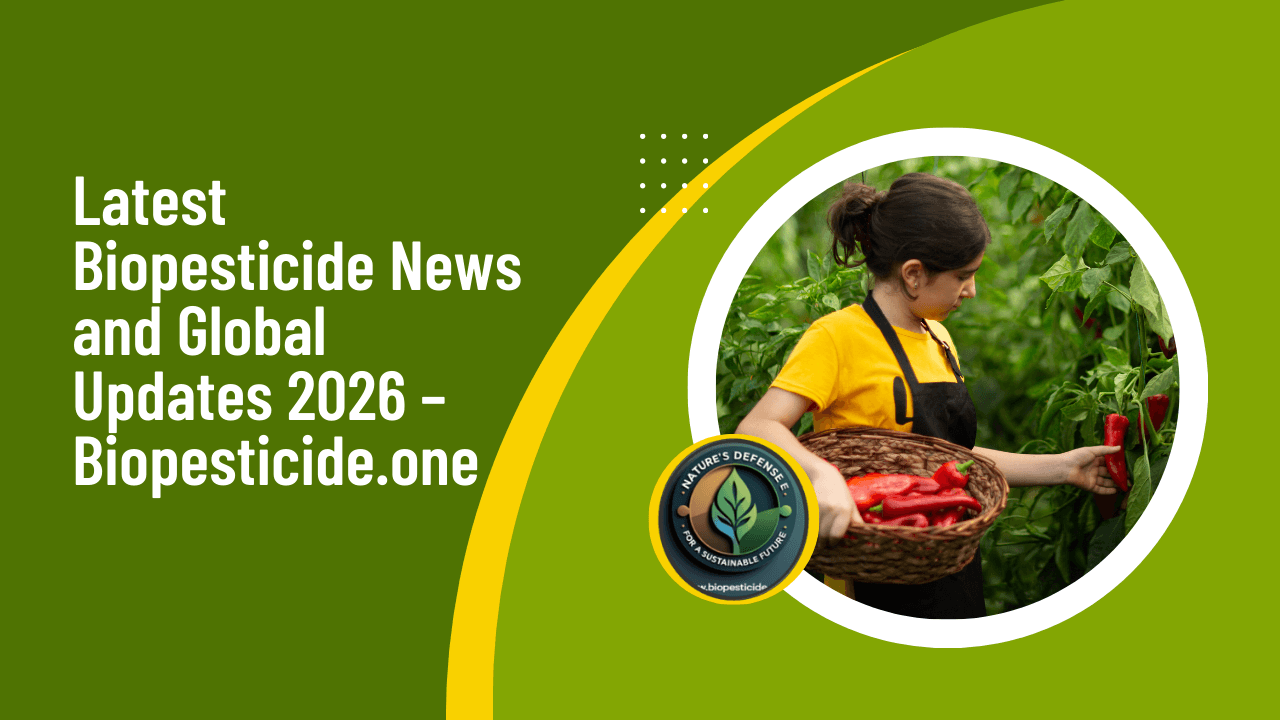 Latest Biopesticide News and Global Updates 2026 – Biopesticide.one - Read the latest news